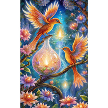 Load image into Gallery viewer, Diamond Painting - Full Round - Colorful bird and flower (50*80CM)
