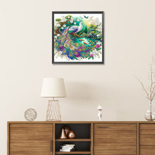 Load image into Gallery viewer, Diamond Painting - Partial Special Shaped - Garden peacock (30*30CM)
