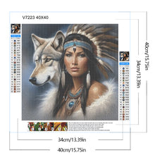 Load image into Gallery viewer, Diamond Painting - Full Round - Girl (40*40CM)
