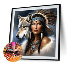 Load image into Gallery viewer, Diamond Painting - Full Round - Girl (40*40CM)
