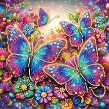 Load image into Gallery viewer, Diamond Painting - Partial Special Shaped - Butterfly (30*30CM)
