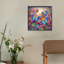Load image into Gallery viewer, Diamond Painting - Partial Special Shaped - Butterfly (30*30CM)
