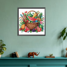 Load image into Gallery viewer, Diamond Painting - Partial Special Shaped - Summer fruit (30*30CM)
