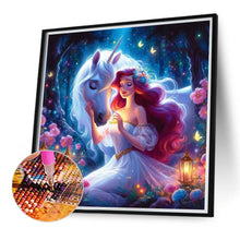 Load image into Gallery viewer, Diamond Painting - Full Round - Ariel and white horse (40*40CM)
