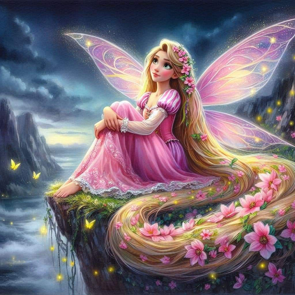 Diamond Painting - Full Round - Princess Rapunzel (40*40CM)