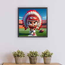 Load image into Gallery viewer, Diamond Painting - Full Round - Kansas City Chiefs Football (30*30CM)
