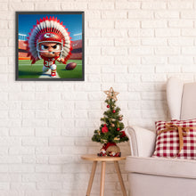 Load image into Gallery viewer, Diamond Painting - Full Round - Kansas City Chiefs Football (30*30CM)
