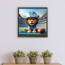 Load image into Gallery viewer, Diamond Painting - Full Round - Detroit Lions Football (30*30CM)
