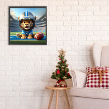 Load image into Gallery viewer, Diamond Painting - Full Round - Detroit Lions Football (30*30CM)
