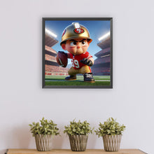 Load image into Gallery viewer, Diamond Painting - Full Round - San Francisco 49ers Football (30*30CM)
