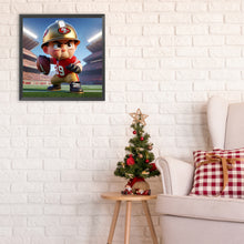 Load image into Gallery viewer, Diamond Painting - Full Round - San Francisco 49ers Football (30*30CM)

