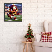 Load image into Gallery viewer, Diamond Painting - Full Round - Washington Redskins Football (30*30CM)
