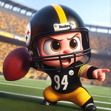 Load image into Gallery viewer, Diamond Painting - Full Round - Pittsburgh Steelers Football (30*30CM)
