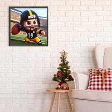 Load image into Gallery viewer, Diamond Painting - Full Round - Pittsburgh Steelers Football (30*30CM)
