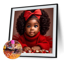 Load image into Gallery viewer, Diamond Painting - Full Round - Red Girl (30*30CM)
