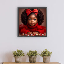 Load image into Gallery viewer, Diamond Painting - Full Round - Red Girl (30*30CM)
