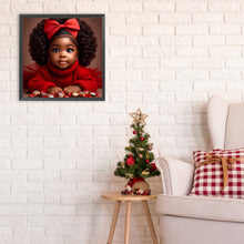 Load image into Gallery viewer, Diamond Painting - Full Round - Red Girl (30*30CM)
