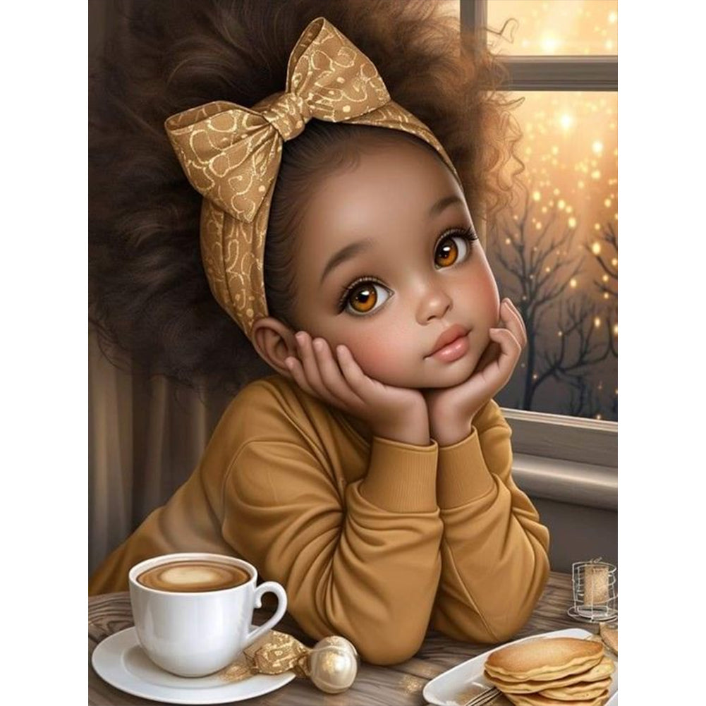 Diamond Painting - Full Round - Girl (30*40CM)