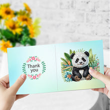 Load image into Gallery viewer, 6Pcs Special Shape Garden Animal Diamond Painting Greeting Card for Friends Gift

