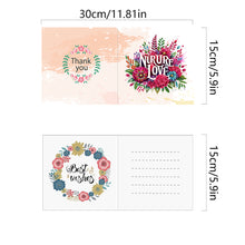 Load image into Gallery viewer, 6Pcs Special Shape Flower Letter Diamond Painting Greeting Card for Friends Gift
