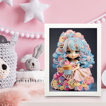 Load image into Gallery viewer, Girl Diamond Art Painting Kits with Frame Cartoon Characters Diamond Art Kits
