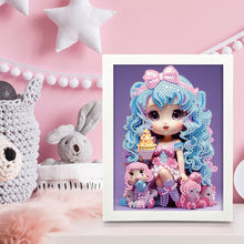 Load image into Gallery viewer, Girl Diamond Art Painting Kits with Frame Cartoon Characters Diamond Art Kits
