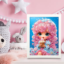 Load image into Gallery viewer, Girl Diamond Art Painting Kits with Frame Cartoon Characters Diamond Art Kits
