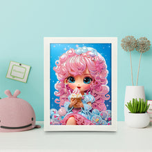 Load image into Gallery viewer, Girl Diamond Art Painting Kits with Frame Cartoon Characters Diamond Art Kits
