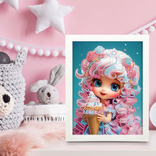 Load image into Gallery viewer, Girl Diamond Art Painting Kits with Frame Cartoon Characters Diamond Art Kits
