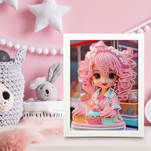 Load image into Gallery viewer, Girl Diamond Art Painting Kits with Frame Cartoon Characters Diamond Art Kits
