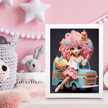 Load image into Gallery viewer, Girl Diamond Art Painting Kits with Frame Cartoon Characters Diamond Art Kits
