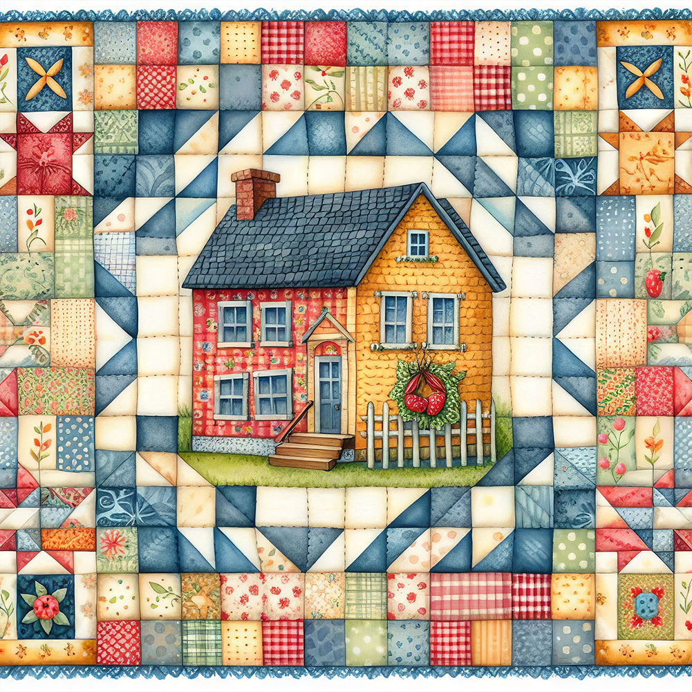 Diamond Painting - Full Round - House (40*40CM)