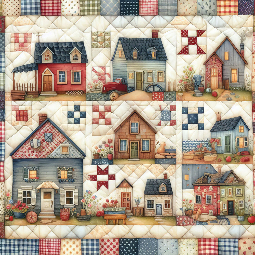 Diamond Painting - Full Round - House (40*40CM)