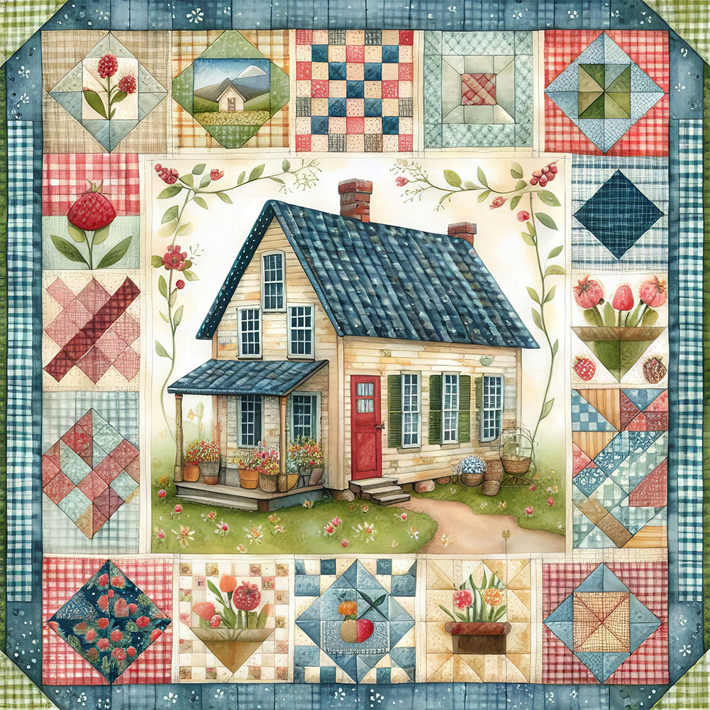 Diamond Painting - Full Round - House (40*40CM)