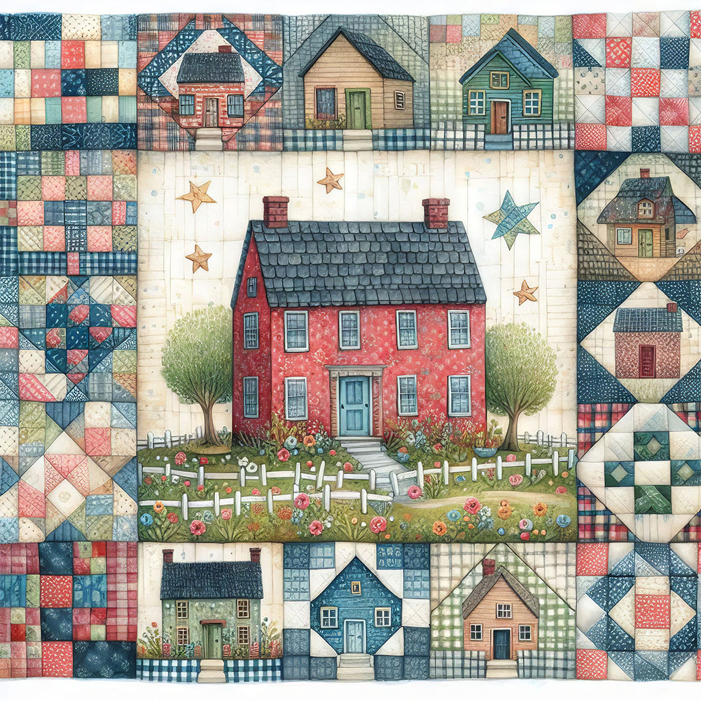 Diamond Painting - Full Round - House (40*40CM)