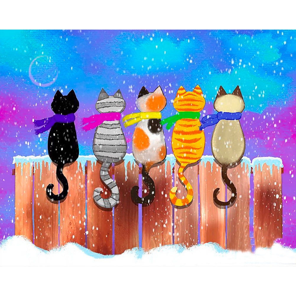 Diamond Painting - Full Round - Cat (40*50CM)