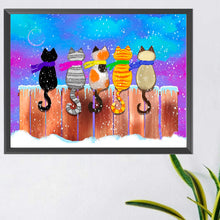 Load image into Gallery viewer, Diamond Painting - Full Round - Cat (40*50CM)
