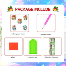 Load image into Gallery viewer, 5Pcs Acrylic Special Shape Fruit Popsicles Fridge Stickers for Car Mailbox Decor
