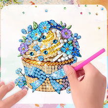 Load image into Gallery viewer, 6Pcs Acrylic Special Shape Cupcake Diamond Painting Fridge Magnet for Home Decor
