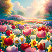 Load image into Gallery viewer, Diamond Painting - Full Round - Village Scenery (30*30CM)
