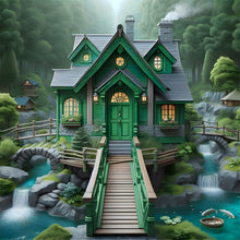 Load image into Gallery viewer, Diamond Painting - Full Round - Village Scenery (30*30CM)
