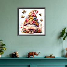 Load image into Gallery viewer, Diamond Painting - Full Round - Gnome with Fruit and Flowers (30*30CM)
