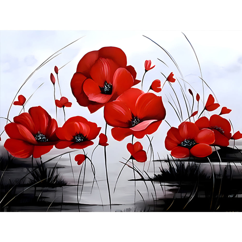 Diamond Painting - Full Round - Poppy (40*30CM)