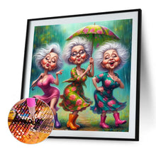 Load image into Gallery viewer, Diamond Painting - Full Round - Funny old lady (40*40CM)
