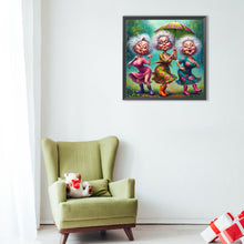 Load image into Gallery viewer, Diamond Painting - Full Round - Funny old lady (40*40CM)
