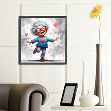 Load image into Gallery viewer, Diamond Painting - Full Round - Optimistic old lady (40*40CM)
