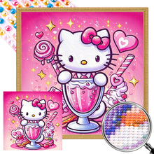 Load image into Gallery viewer, AB Diamond Painting - Full Round - Dessert and Hello Kitty (30*30CM)
