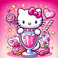 Load image into Gallery viewer, AB Diamond Painting - Full Round - Dessert and Hello Kitty (30*30CM)
