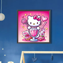 Load image into Gallery viewer, AB Diamond Painting - Full Round - Dessert and Hello Kitty (30*30CM)
