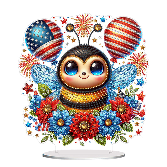 PET Double Sided Special Shaped Animal Diamond Painting Desktop Decor for Adults